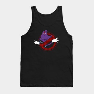 Funny Retro Ghost Ninja Villain 80's Cartoon Mashup Parody Tank Top